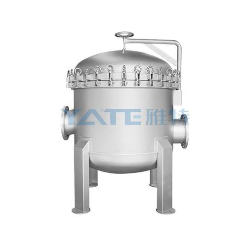 果汁多袋式过滤器乳制品过滤机摇臂吊环快开茶饮料布袋式过滤设备 - 图3