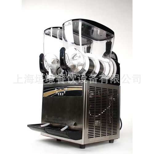 定制美式110雪融机 双缸果粒机 商用沙冰机 不锈钢W雪蓉机雪泥机 - 图3