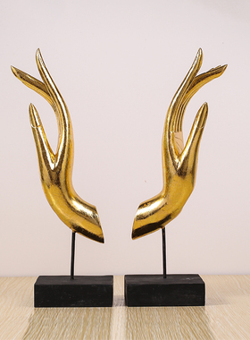 玄关电视柜摆件东南亚家居饰品泰式风格I工艺品装饰品泰国招财佛