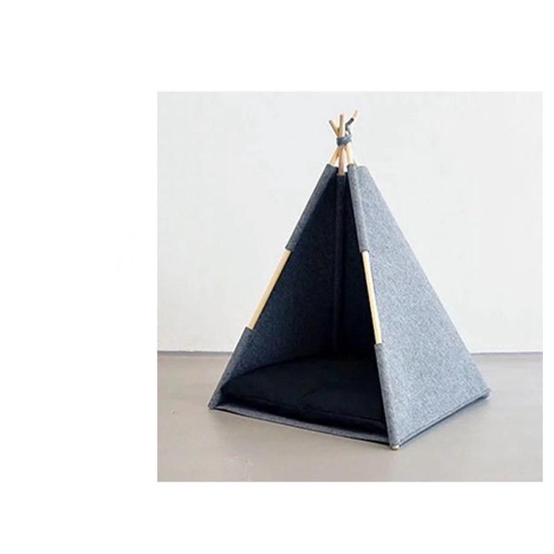 可拆洗半封闭式新款毛毡猫窝供应透气折叠L四季通用毛毡宠物猫窝,淘宝优惠券,粉丝福利购,淘宝优惠卷