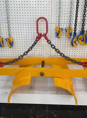 起重圆钢夹钳OD圆管钢管吊钳吊具自动组合夹具水泥管木托夹装卸钩