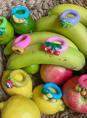 新品Greengrocers Fruit Collection - 小众手工Y水果系列戒指
