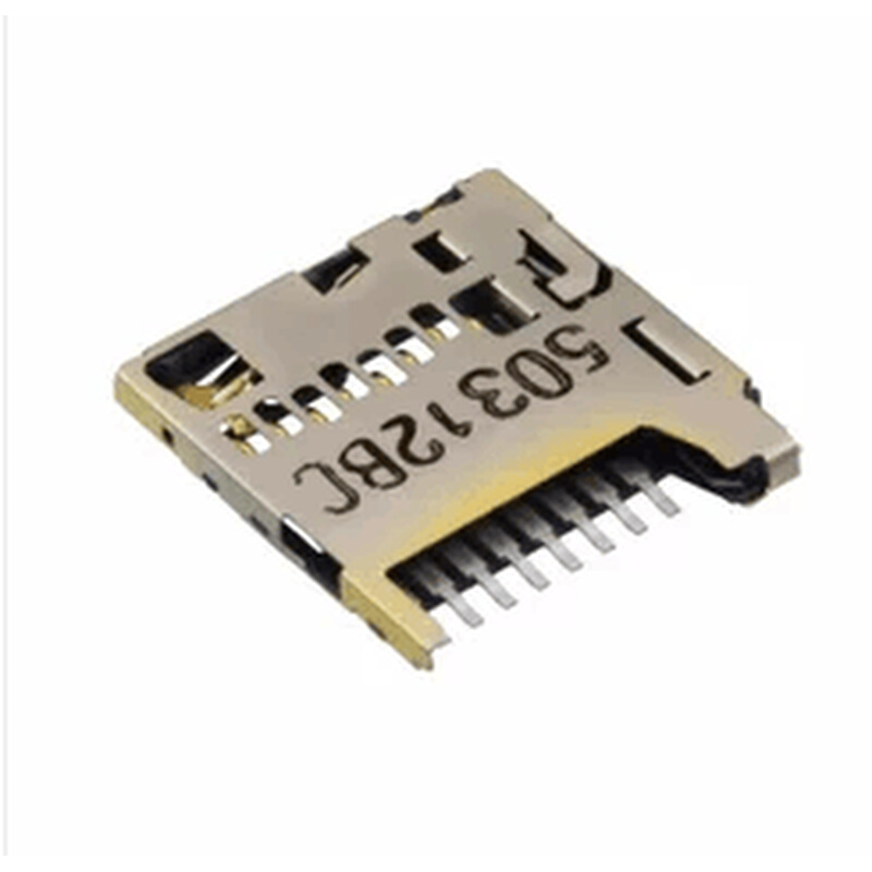 MOLEX 503398-1892 5033981892存储卡连接器1.1mm 8P公MicroSD-图3