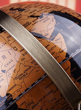 现代轻奢高档地球l仪摆件酒柜办公室书房桌面玄关客厅家居软装饰