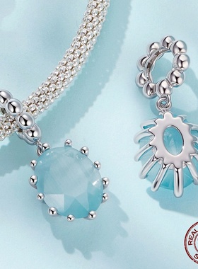 s925纯银手链串珠创意DIY