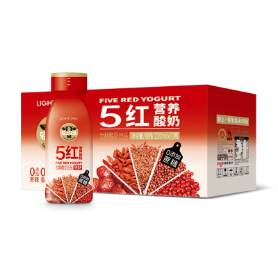 椰泰轻上牧场5红酸奶220ml*10瓶