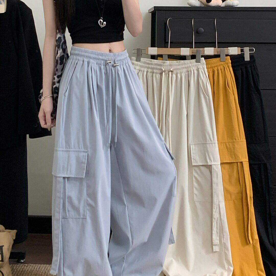 慵懒风复古休闲工装裤