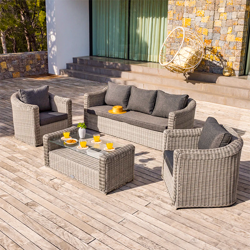 户外沙发组合庭院阳台阳光房室外休闲设计师售楼部露天藤编家具,淘宝优惠券,粉丝福利购,淘宝优惠卷