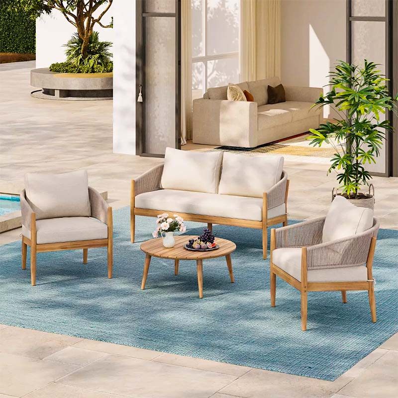 北欧户外沙发庭院酒店花园阳台阳光房室外露天休闲藤编家具组合,淘宝优惠券,粉丝福利购,淘宝优惠卷