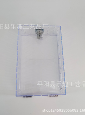 跨境新品恒温器锁盒Thermostat lock box 恒温器透明防护罩带钥匙