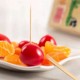 Fruit sign disposable home hotel restaurant hotel double-headed bamboo picking artifact fine toothpick