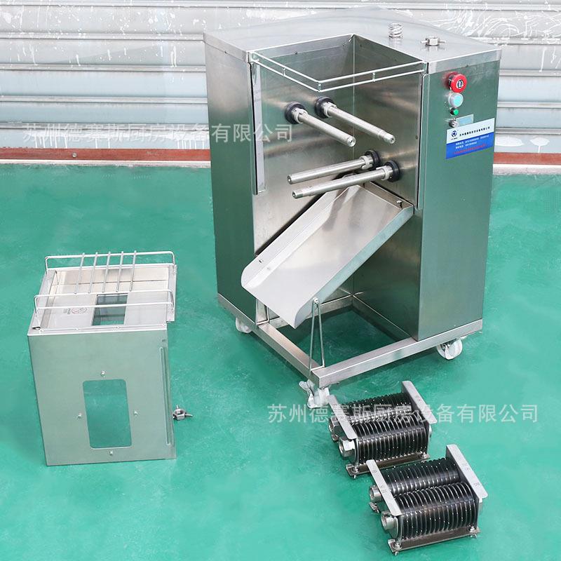Supply fresh meat one-time forming shredded meat cutting machine 304 stainless steel meat cutting machine canteen use shredded meat slicer machine