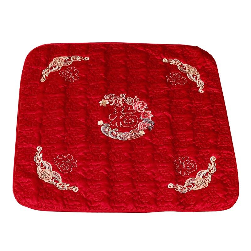 速发婚礼新人喜被子结婚新娘坐被女方陪嫁刺绣百坐垫婚房布置,淘宝优惠券,粉丝福利购,淘宝优惠卷