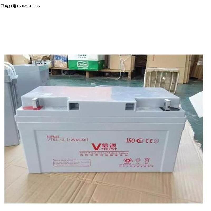 信源蓄电池12V24AH VT24-12 免维护铅酸蓄电池 直流屏UPS/EPS用 - 图0