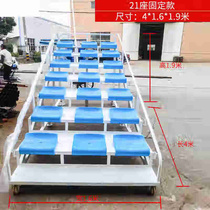 Stadium Trackfield Ground Floor Seats Retractable finish Referee Bench end Timing Desk 22418 seats fixed