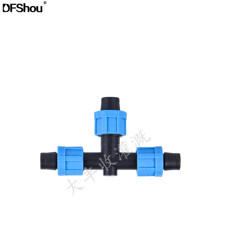 灌溉带用三通 灌溉滴灌管用配件正三通塑料三通接头 - 图0