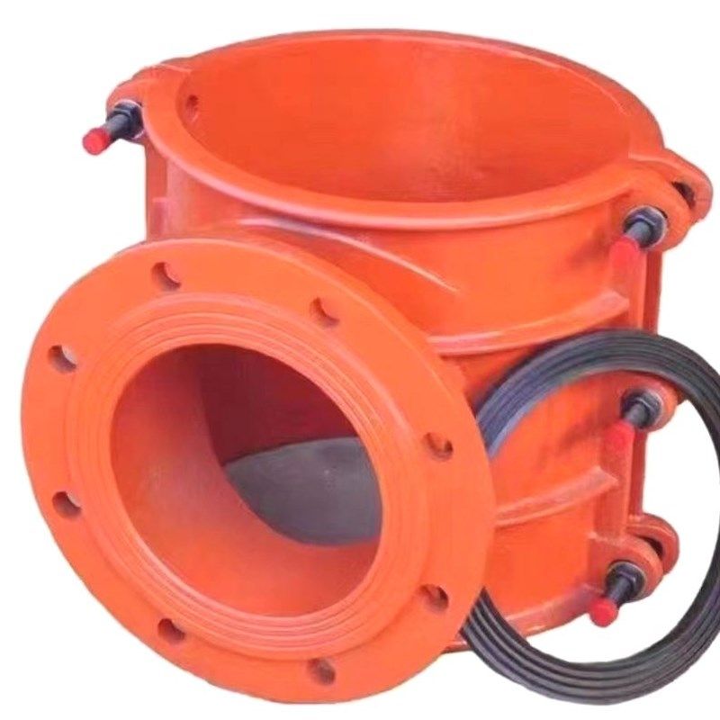 PE管专用哈夫节法兰分水三通铸铁管道开J孔马鞍三通抢修器抱箍接,淘宝优惠券,粉丝福利购,淘宝优惠卷