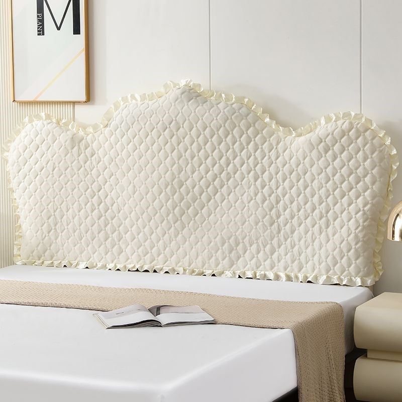 欧式弧形床头罩凹l凸设计加厚靠背套全包软包防滑防尘通用新款简,淘宝优惠券,粉丝福利购,淘宝优惠卷