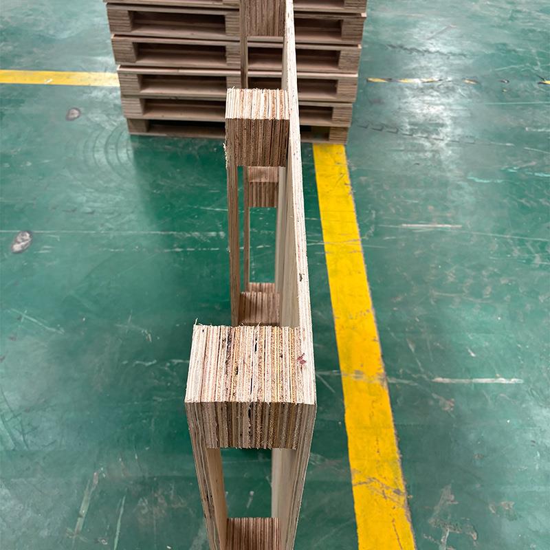 免熏蒸平面胶合卡板川字底两面进叉工业叉车物流仓储货运出口托盘 - 图1