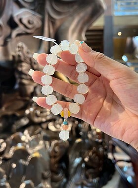 极速杭州官方暮山紫手链冰清白琉璃莲花手串醒狮胭脂X雪闺蜜佛珠