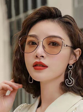 狂飙大嫂款太阳镜女2025年女士偏光防紫外线墨镜变色可配近视眼镜