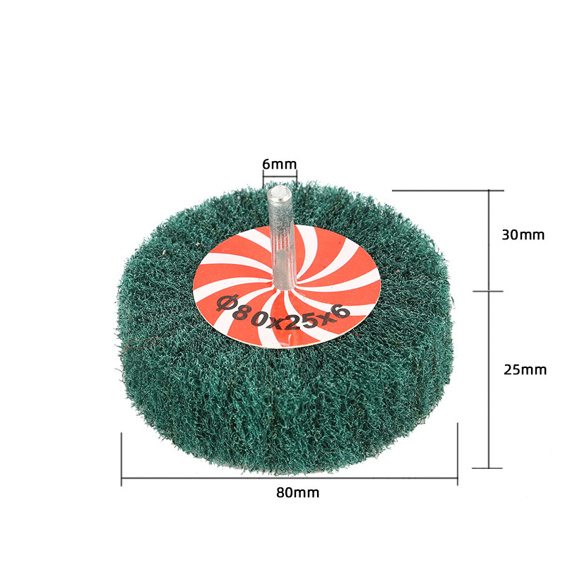 带柄百洁布磨头 不锈钢打磨抛光轮 纤维磨头 6mm柄打磨头 拉丝轮,淘宝优惠券,粉丝福利购,淘宝优惠卷