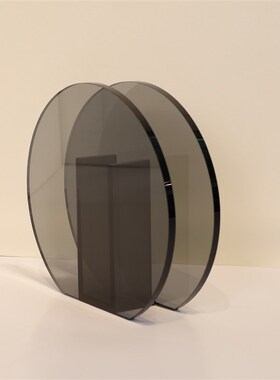 轻奢水晶玻璃花器样板房v酒店客厅软装饰品桌面简约花器花插