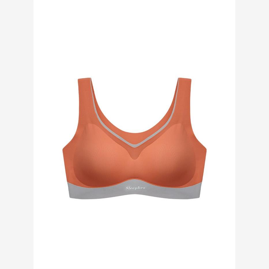 无痕运动内衣女薄款小胸聚拢背心式无钢圈夏季冰丝美背收副乳文胸 - 图3