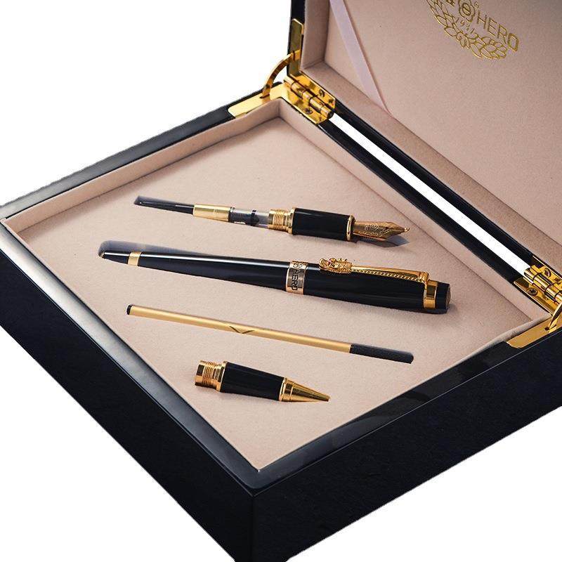 爆款钢笔1111龙夹三合一礼盒商务办公送礼铱金弯尖美工签字笔,淘宝优惠券,粉丝福利购,淘宝优惠卷