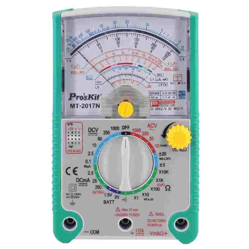 宝工高精度指针万用表智能防烧通断蜂鸣电池机械表万能表MT2017 - 图3