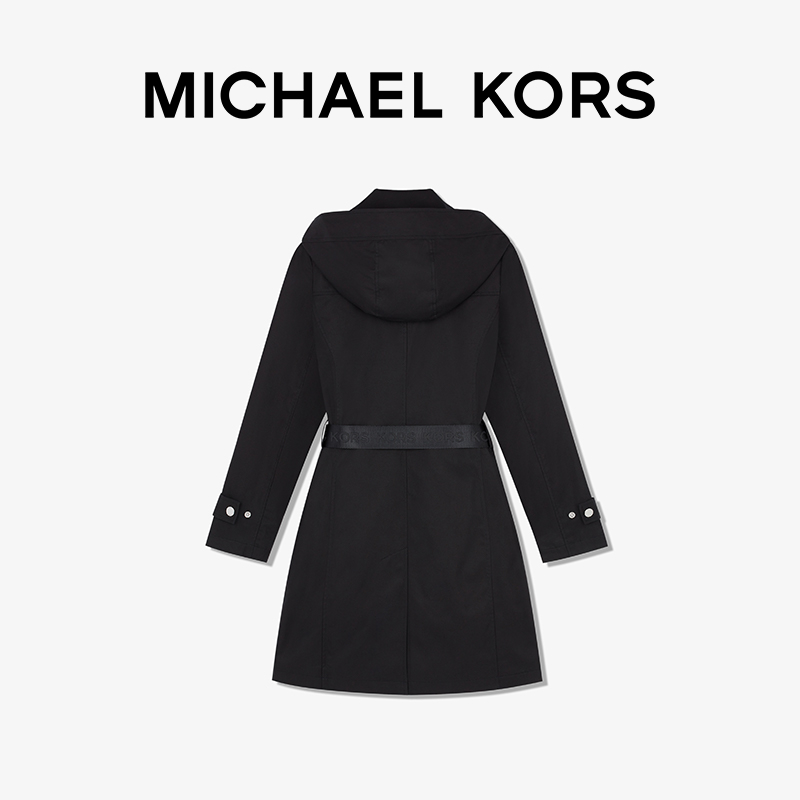 MICHAEL KORS 女士中长款工装风衣外套