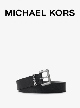 MICHAEL KORS MK 男士皮质金属扣休闲皮带腰带