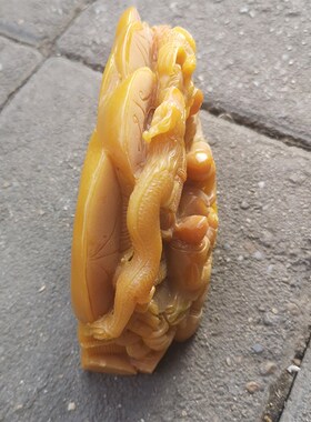 仿天然芙蓉e石老挝田黄石孩童玩耍元宝摆件多子多孙家居摆设