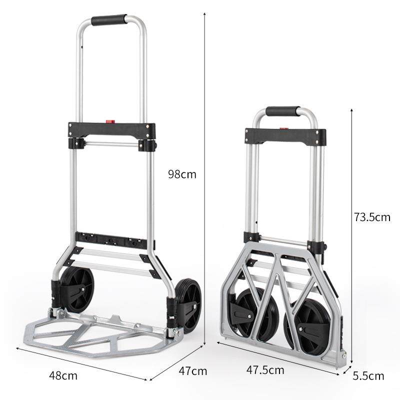 手拉车折叠便携行李车拉货车拖车进货拉杆车小拉车买菜购物车家用,淘宝优惠券,粉丝福利购,淘宝优惠卷