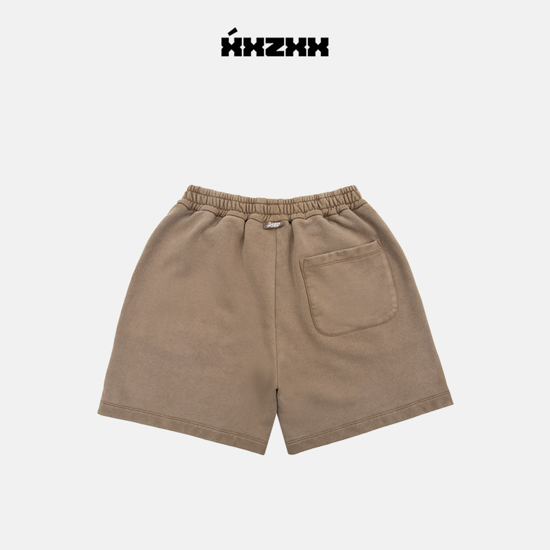 XXZXX做旧针织短裤男女同款休闲裤潮牌童装亲子装 夏季新款 1101,淘宝优惠券,粉丝福利购,淘宝优惠卷