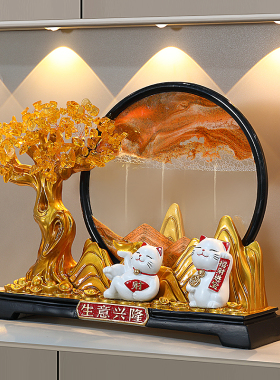 招财猫摆件开业大号店铺前台家居客厅乔迁新居礼品发财猫公司开业