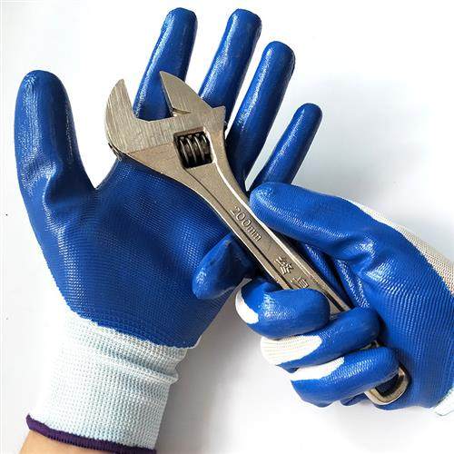 600-1橡胶耐磨工作防水防滑薄款透气建筑丁腈浸胶工地干活,淘宝优惠券,粉丝福利购,淘宝优惠卷