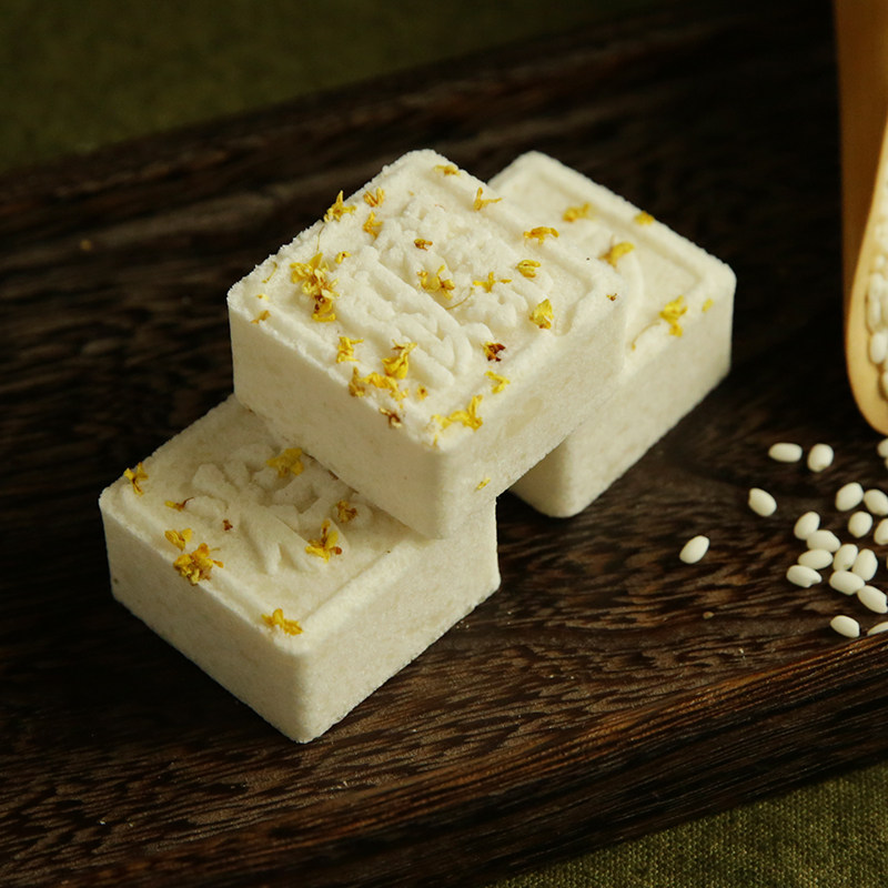 杭策旗舰店 糯米桂花糕杭州特产米糕点心零食268克非遗中式伴茶点,淘宝优惠券,粉丝福利购,淘宝优惠卷