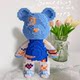 Internet celebrity violent bear handmade building blocks Qianqian