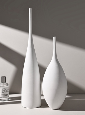 新品WUYOO 北欧简约现代陶瓷花瓶摆件J客厅电视柜样板间家居装饰