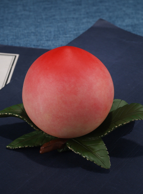 极速全铜摆件《寿桃》全铜工艺品 C家居饰品 长辈祝寿送礼礼品蟠