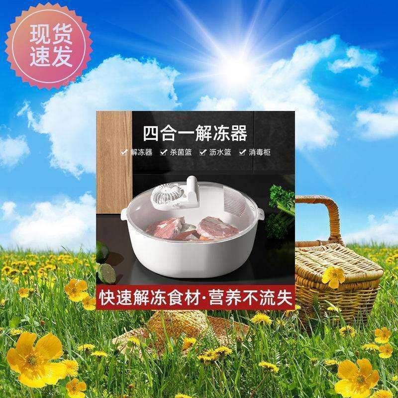 解冻神器家用新款肉类牛排保鲜食物锁鲜机全自动四合一快速解冻器,淘宝优惠券,粉丝福利购,淘宝优惠卷