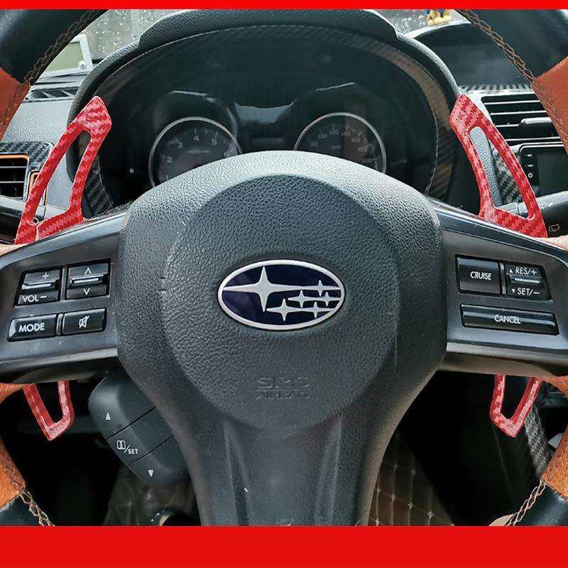 换挡拨片适用斯巴鲁森林人XV傲虎BRZ GT86碳纤维替换式方向盘拨片,淘宝优惠券,粉丝福利购,淘宝优惠卷