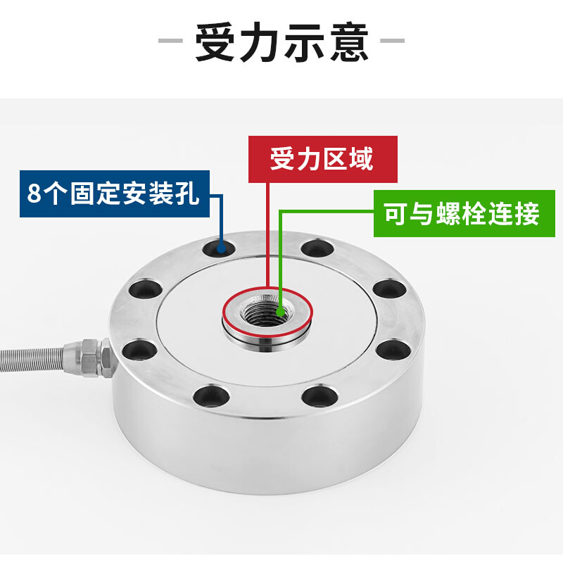 金诺JLBU-1口罩机压合机测力传感器轮辐式称重拉力传感器冲击力 - 图0