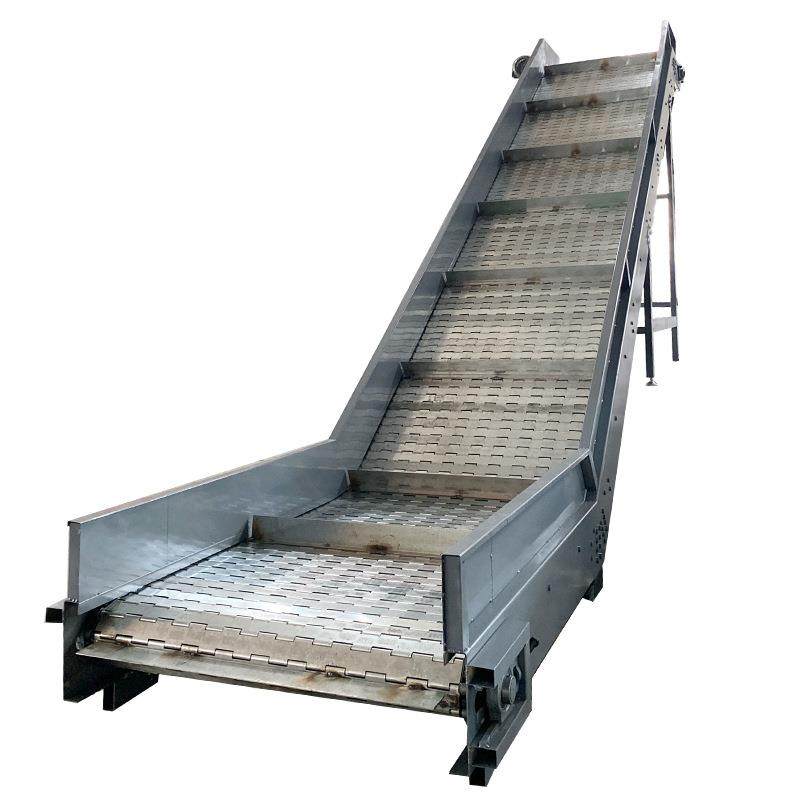 04不锈钢链板提升机铸造件传送带重型爬坡上料提升链板输送机,淘宝优惠券,粉丝福利购,淘宝优惠卷