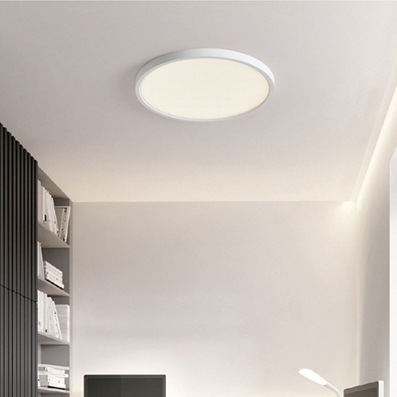 极速全光谱超薄护眼吸顶s灯极简圆形无频闪卧室灯具防蓝光家用房,淘宝优惠券,粉丝福利购,淘宝优惠卷