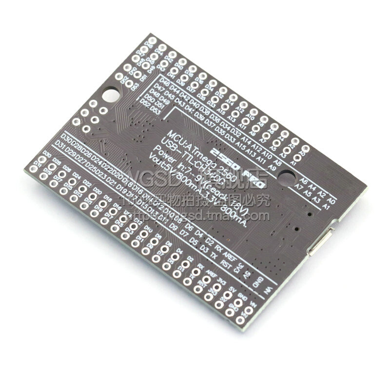 Mega2560 Pro ATmega2560-16AU USB CH340G智能电子开发板模板 - 图3