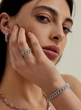 古巴戒指复古气质小众设计感情侣指环代发