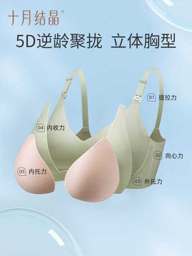 十月结晶5D孕妇哺乳内衣聚拢防下垂产后喂奶专用文胸怀孕期文胸罩