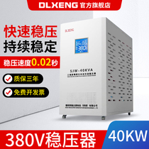 Delisi 380V three-phase manoeuver fully automatic 40KW stabilized voltage supply SJW-40KVA School room laser